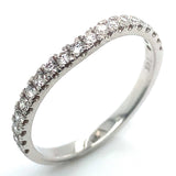 (LD) Set de anillos con diamantes de laboratorio en oro blanco 14kt. D-2.50Cts.