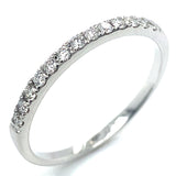 (MIA) Banda con diamantes en oro blanco 18kt. D-0.20Cts.