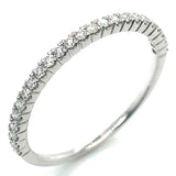 (MIA) Banda con diamantes en oro blanco 18kt. D-0.19Cts.