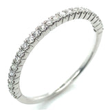 (MIA) Banda con diamantes en oro blanco 18kt. D-0.19Cts.