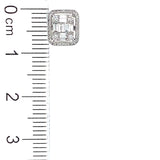 (MIA) Aretes con diamantes en oro blanco 18kt. D-0.27CTS.