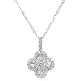 (MIA) Collar con diamantes en oro blanco 18kt. D-0.50CTS.