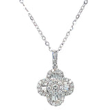 (MIA) Collar con diamantes en oro blanco 18kt. D-0.50CTS.