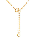 (MIA) Collar con diamantes en oro amarillo 18kt. D-0.51CTS.