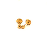 Aretes para bebés en oro amarillo 10kt.