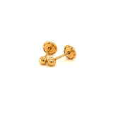 Aretes para bebés en oro amarillo 10kt.