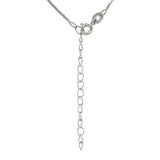 (LD) Collar con diamantes de laboratorio en plata 925. 47cm D-0.53CTS.