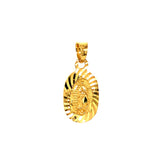 Dije (Vírgen de Guadalupe) en oro amarillo 10kt.