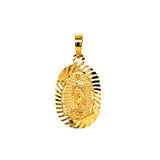 Dije (Vírgen de Guadalupe) en oro amarillo 10kt.