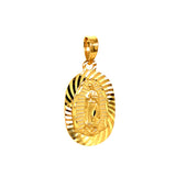 Dije (Vírgen de Guadalupe) en oro amarillo 10kt.