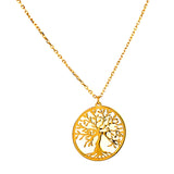 Collar (árbol de la vida) en oro amarillo 10kt.