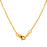 (LD) Collar con diamantes de laboratorio en oro amarillo 14kt. 43cm D-1.28CTS.
