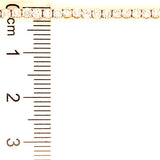 (LD) Pulsera (tennis) con diamantes de laboratorio en oro amarillo 14kt. D-2.80CTS.