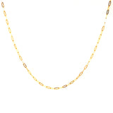 Cadena (clip) en oro amarillo 10kt. 40cm