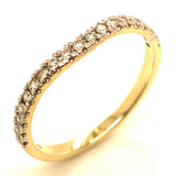 (LD) Set de anillos con diamantes de laboratorio en oro amarillo 14kt.D-2.66CTS.