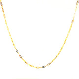 Cadena (clip) en oro amarillo 10kt. 45cm