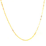 Cadena (clip) en oro amarillo 10kt. 45cm