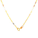 Cadena (clip) en oro amarillo 10kt. 45cm