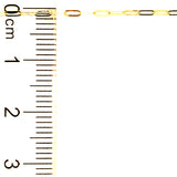 Cadena (clip) en oro amarillo 10kt. 45cm