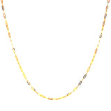 Cadena (clip) en oro amarillo 10kt. 50cm