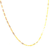 Cadena (clip) en oro amarillo 10kt. 50cm