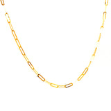 Cadena (clip) en oro amarillo 10kt. 40cm
