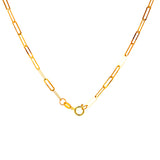 Cadena (clip) en oro amarillo 10kt. 40cm