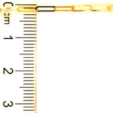 Cadena (clip) en oro amarillo 10kt. 40cm