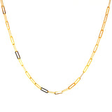 Cadena (clip) en oro amarillo 10kt. 45cm