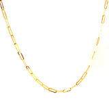 Cadena (clip) en oro amarillo 10kt. 45cm