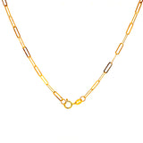 Cadena (clip) en oro amarillo 10kt. 45cm