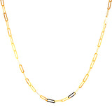 Cadena (clip) en oro amarillo 10kt. 50cm