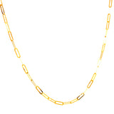 Cadena (clip) en oro amarillo 10kt. 50cm