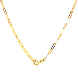 Cadena (clip) en oro amarillo 10kt. 50cm