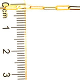Cadena (clip) en oro amarillo 10kt. 50cm