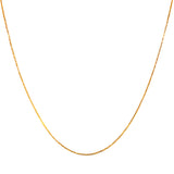 Cadena (veneciana) en oro amarillo 10kt. 50cm
