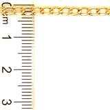 Cadena (Gourmet HC) en oro amarillo 10kt. 55cm