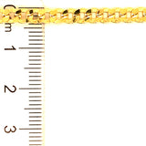 Cadena (Gourmet HC) en oro amarillo 10kt. 60cm