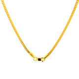 Cadena (Espiga Hueca) en oro amarillo 10kt. 45cm