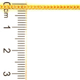 Cadena (Espiga Hueca) en oro amarillo 10kt. 45cm