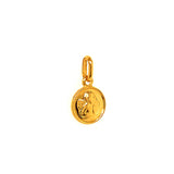 Dije (Angelito) en oro amarillo 18kt.