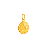 Dije (Vírgen de Guadalupe) en oro amarillo 18kt.