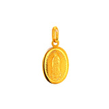 Dije (Vírgen de Guadalupe) en oro amarillo 18kt.
