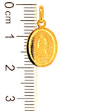 Dije (Vírgen de Guadalupe) en oro amarillo 18kt.