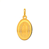 Dije (Vírgen de Guadalupe) en oro amarillo 18kt.