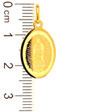 Dije (Vírgen de Guadalupe) en oro amarillo 18kt.