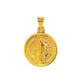 Dije (San Benito) en oro amarillo 18kt.