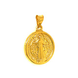 Dije (San Benito) en oro amarillo 18kt.