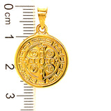 Dije (San Benito) en oro amarillo 18kt.