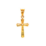 Dije (cruz) en oro amarillo 18kt.